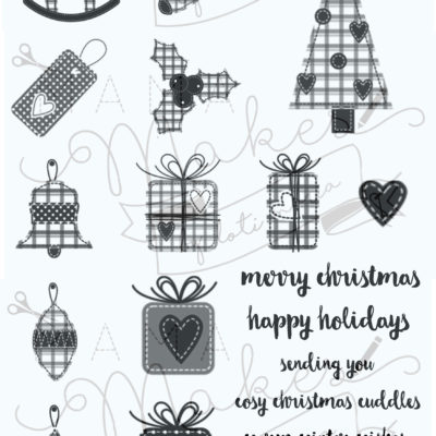 Cosy Christmas - 19 Stamps