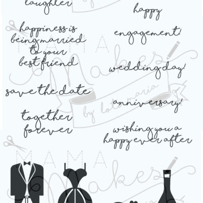 Wedding Wishes - 15 Stamps