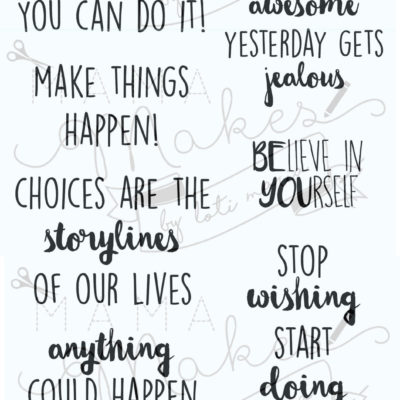 Motivational Madness - 9 Stamps