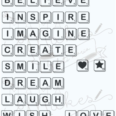 Tiled Thoughts - 14 Stamps