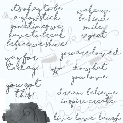 Watercolour Inspiration - 14 Stamps