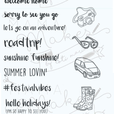 Jolly Holidays - 15 Stamps