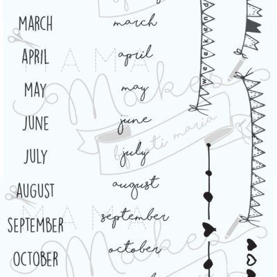 Monthly Marvelousness - 29 Stamps