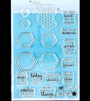 Mama Makes - Hexagon Heaven - 23 Stamps