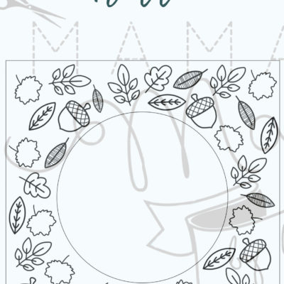 Circle Centres - Leafy Frame (Mama x Bella)