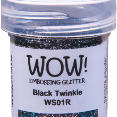 WOW Embossing Powder - Black Twinkle