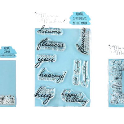 Mama x Charlotte - Floral Square, Sentiments and Corner