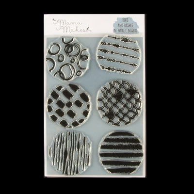 Mama x Natalie - Mini Textured Circles - Dots and Dashes (A6)