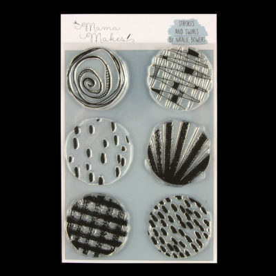 Mama x Natalie - Mini Textured Circles - Strokes and Swirls (A6)