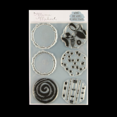 Mama x Natalie - Mini Textured Circles - Words and Whirls (A6)