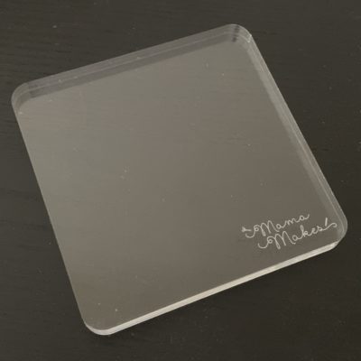 Mama Makes Large Acrylic Block- 12cm x 12cm