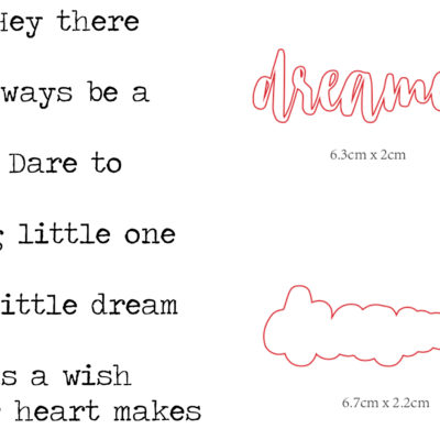 Cosmic Dreams - Dreamer Die & Stamp Set