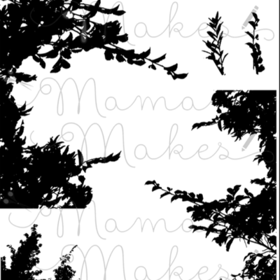 Cosmic Dreams - Silhouette Foliage Stamp Set