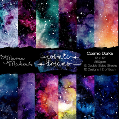 Cosmic Dreams - 12 x 12 Darks Papers