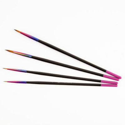 Betty Hayways - 4 Detail Paintbrushes (#0, #1, #3, #5)