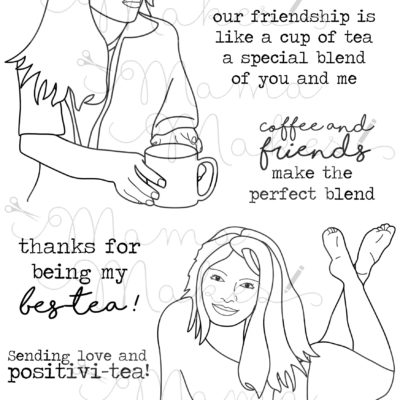 Mama x Jane Bradbury - Positivi-tea Stamp Set