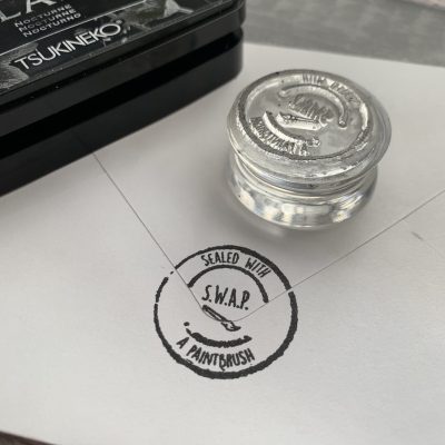 Sealed with a Paintbrush Stamp