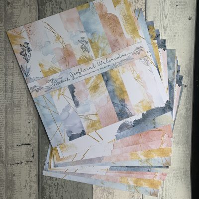 Mama Makes - Geofloral Watercolour 12x12” Paper Pad