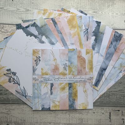 Mama Makes - Geofloral Watercolour 8x8” Paper Pad