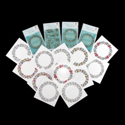 Hansie's Craft Room Complete Collection - 4 x Stamp Sets, 6x6 Toppers and Washi Tape