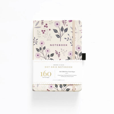 Archer & Olive - A5 Painted Flowers Dot Grid Journal