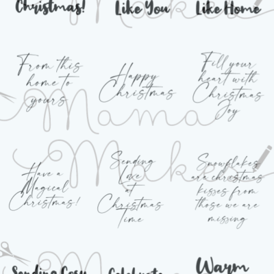 Snow Place Like Home - Say It At Christmas Stamp Set