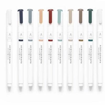 Archer & Olive - Acrylograph Pens- Cool Fall Pack- 0.7mm Tip