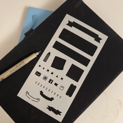 Plan My Weeks Stencil
