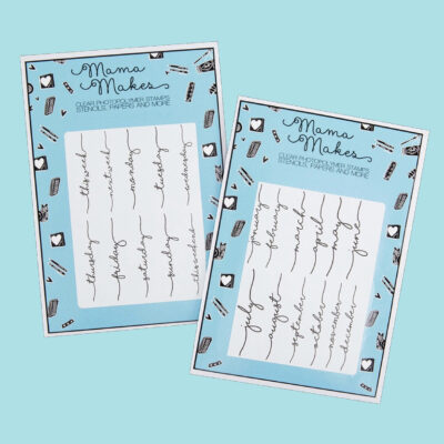 A Beautiful Year Stamp Collection - 2 A6 Stamp Sets