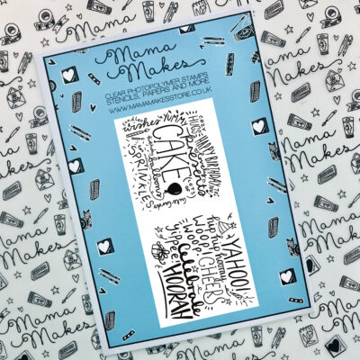 Mama Makes Celebration Backgrounds - Clear Stamp Set