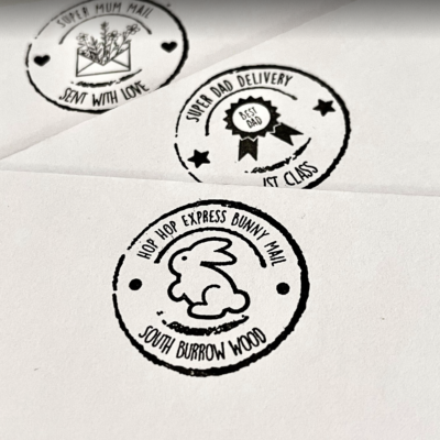 Bunny Mail Postmark Stamp