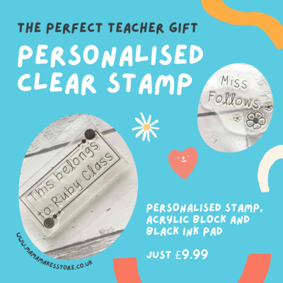 Mama Makes Teachers Gift Bundle - Stamp, Block & Ink