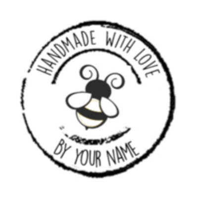 Handmade With Love Bee Seal