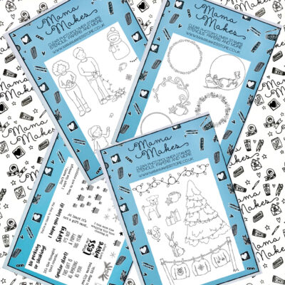 Mama Makes - Warm Winter Wishes - Complete Stamp Collection