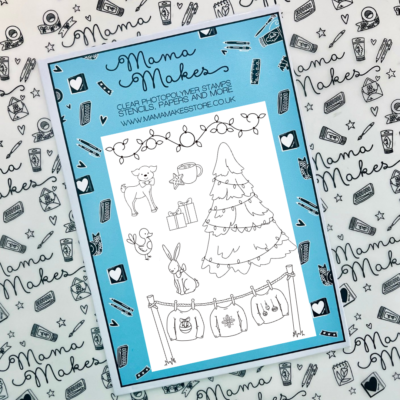 Mama Makes - Winter Woodland - 8 Clear Stamps