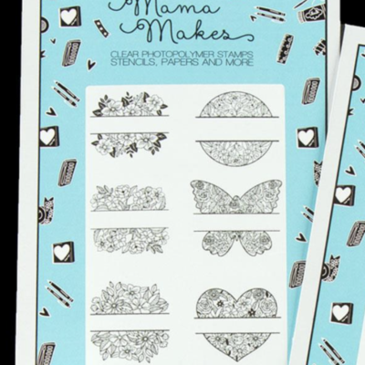Mama Makes - October 2021 Stampscription - Ornate Sentiment Frames