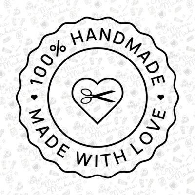 100% Handmade - Clear Stamp