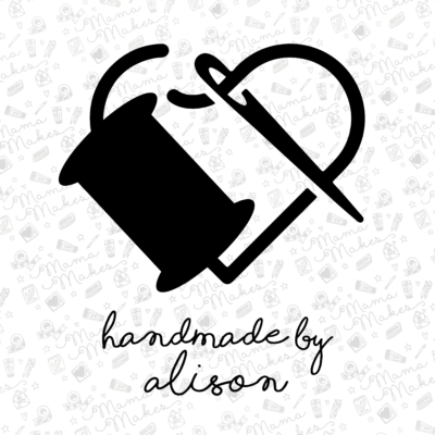 Sewing Heart - Personalised Clear Stamp