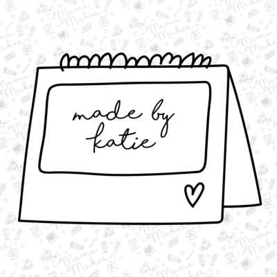 Landscape Card - Personalised Clear Stamp