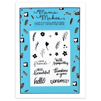 Mama Makes - Floral Arrangement A6 Stamp Set