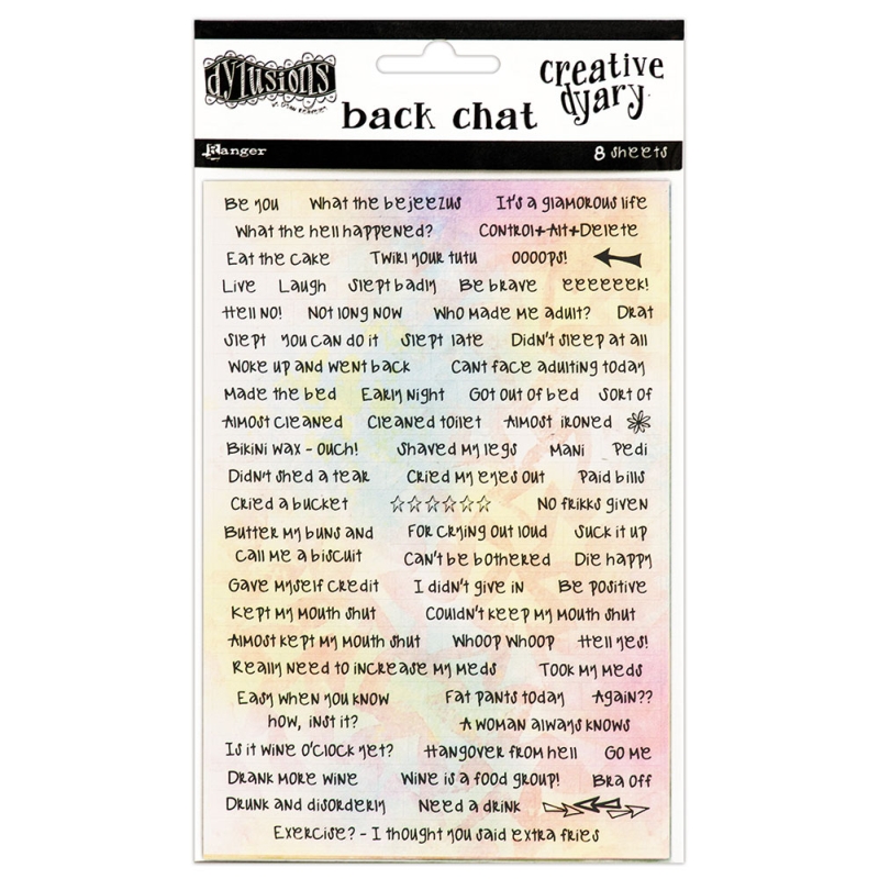 Back Chat Sticker Pack - 8 of 4"x 6" sheets