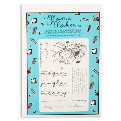 Mama Makes - Shopping at Christmas A5 Stamp Set