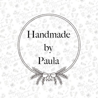 Christmas Bow Wreath - Personalised Clear Stamp