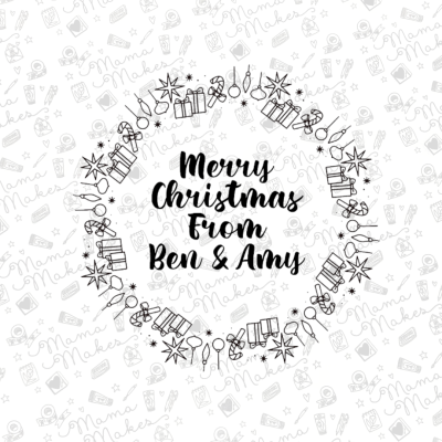 Baubles & Gifts - Personalised Clear Stamp