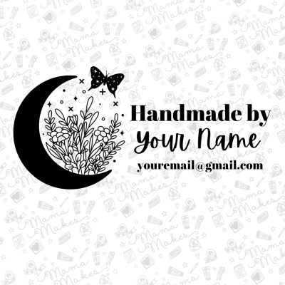 Mama Makes - Celestial Moon Personalised Stamp