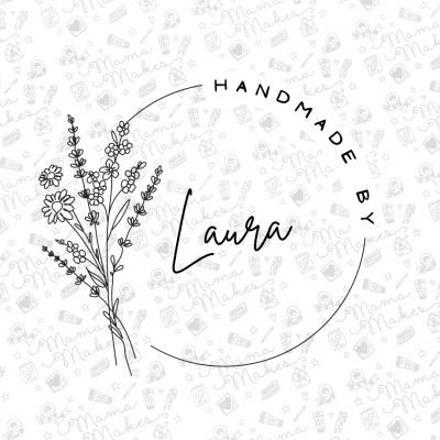 Mama Makes - Hand Tied Bouquet Circle Personalised Stamp