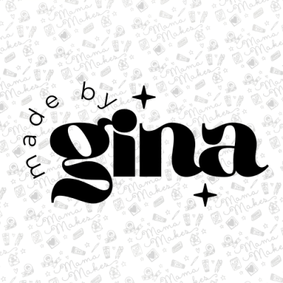 Mama Makes - Handmade Retro Sparkle Personalised Stamp