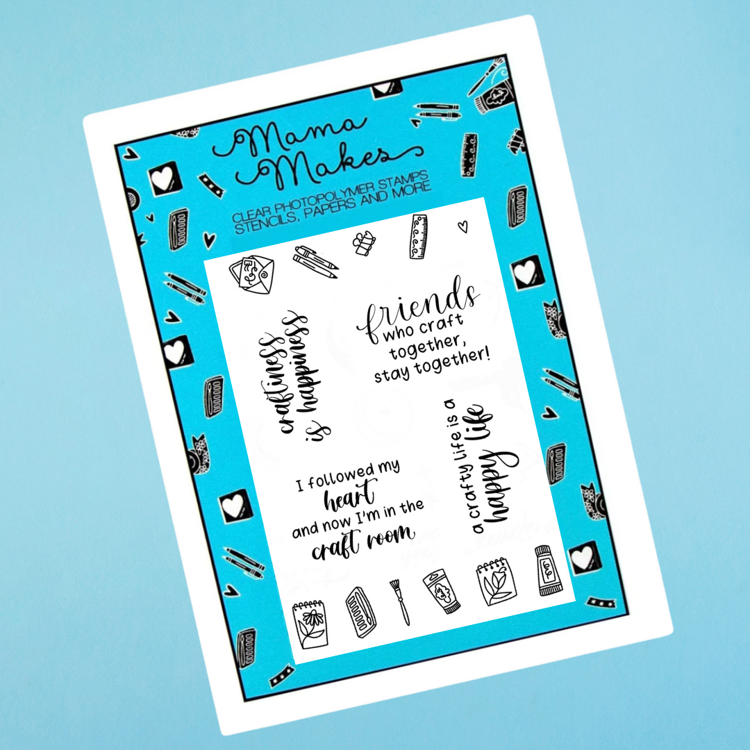 Mama Makes - Hansie's Craft Room Bits - A6 Stamp Set