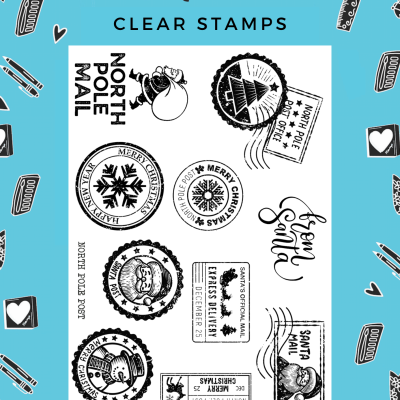 Mama Makes - Sent from Santa A6 Stamp Set