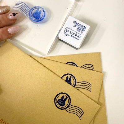 Mama Makes - Easter Bunny Postmark Clear Stamp